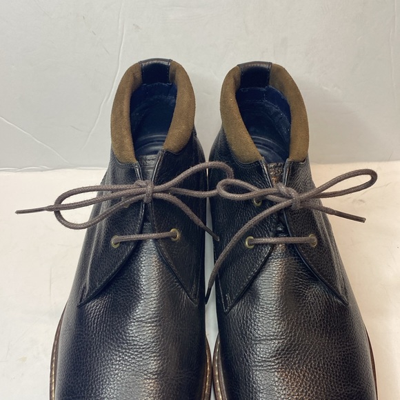 Cole Haan Men’s Black Leather Watson Chukka Boot - Picture 3 of 11